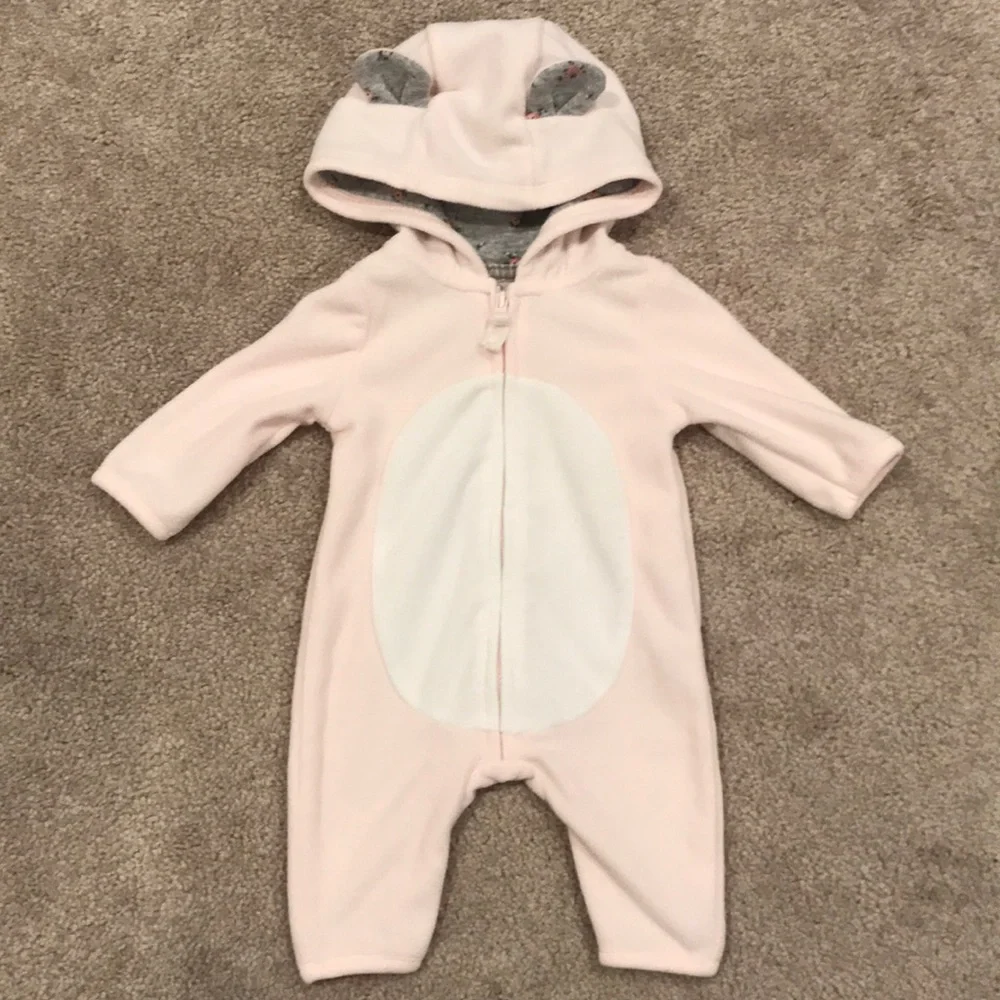 Carters Hooded Newborn Jumpsuit